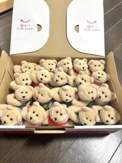 Starbucks ベアリスタ ミニ ぬいぐるみ クリップ 20個セット
