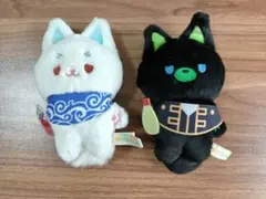 銀魂 坂田銀時 土方十四郎 モフフサ　mini ぬいぐるみ 2個セット