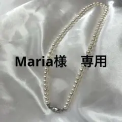 パール　ネックレス　SILVER刻印あり