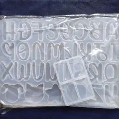 シリコンモールド アルファベット型 スクエア型