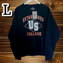 トレーナー　新品　未使用　L　黒