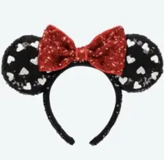 ミニーちゃん カチューシャ ハート ディズニー
