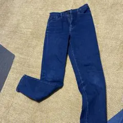 UNIQLO JEANS ダークブルー 24サイズ