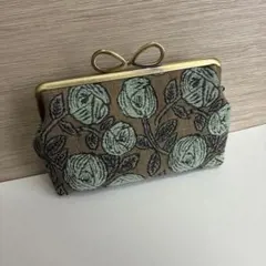 ミナペルホネン rosy 長財布 ハンドメイド ブルー ピンク - メルカリ