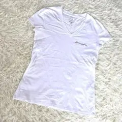 美品✨Armani Exchange ホワイト Tシャツ M ゴールドロゴ