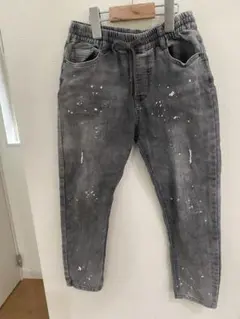 ペイントデニム　140cm グレー