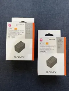 純正品 SONY NP-FV100 2個セット新品未使用 - メルカリ