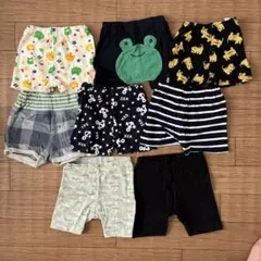 男の子　80 cm 夏用 ボトムス 半ズボン8点 まとめ売り