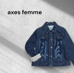 axes femme デニムジャケット Gジャン　レースアップ　Mのサムネイル