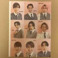 Wink up 2025年6月号自撮りショットカード Snow Man他 厚紙②