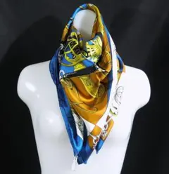 美品 HERMES エルメス カレ90 シルク100％ 大判スカーフD648 - メルカリ