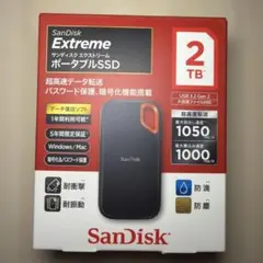 ［新品同様・美品］SanDisk Extreme ポータブルSSD 2TB②