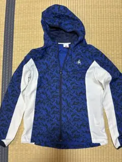 迷彩柄フード付きウォームアップウェア