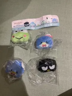 はぴだんぶいぬいぐるみ ピンバッジ 4個セット