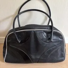 PRADA ショルダーバッグ パンチングレザー　ボーリングバッグのサムネイル