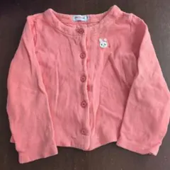 MIKI HOUSE ピンク カーディガン 110