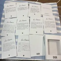 ディオール　ノベルティ　メッセージカード