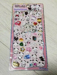 【正規品】 もちもちぱんだ ストーンつき ジュエルプチドロップ シール