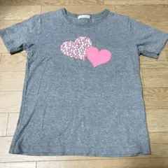 Tシャツ　グレー　ハート　avvのサムネイル