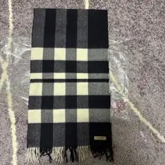 BURBERRY チェック柄カシミヤマフラー
