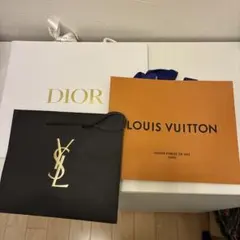LV,PRADA,GIVENCHY,YSLショップ袋 箱 4点セット - メルカリ