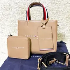 【美品】トミーヒルフィガー ハンドバッグ 2way ショルダーバッグ 財布付き