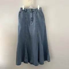 GU デニムフレアスカート Sサイズ