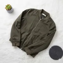 美品✨ アースミュージックアンドエコロジー MA-1風 ジャケット 大きめ 薄手