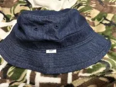 日本製【サムライジーンズ】インディゴ デニム バケットハット 芸者 紺