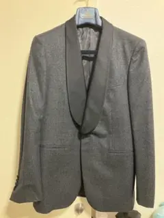 UNITED ARROWS グレー テーラードジャケット　タキシードジャケット