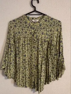 BEAMS HEART 花柄長袖シャツ