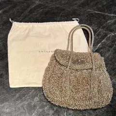 ANTEPRIMA アンテプリマ　ワイヤーバッグ　ターンロック　ゴールド