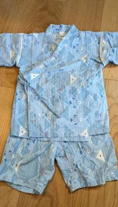 après les cours 魚柄　甚平　110