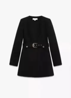 ZARA Buckle Belt Blazer ノーカラージャケットのサムネイル