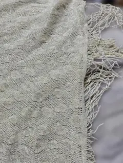 ゴールドー レース フリンジ スカーフ