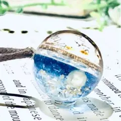 さくらはうすの白蛇スフィア＊水晶とパール