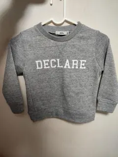 MPS グレー トレーナー 110サイズ DECLAIRE 保管場所 上