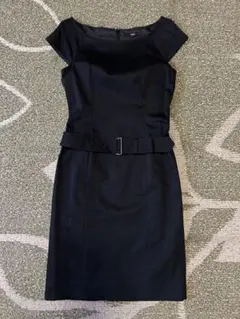 OZOC ワンピース　膝丈　タグ付き　黒　袖なし