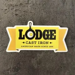 Lodge CAST IRON 防水 ステッカー キャンプ アウトドア