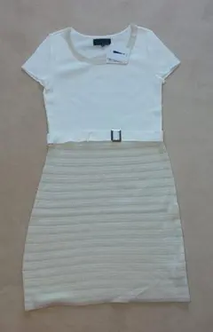 【タグ付新品未使用】UNTITLED アンタイトル 半袖ワンピース ペチコート付