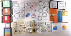 クリアスタンプ　スタンプ　スタンプ台　まとめ売り　セット売り