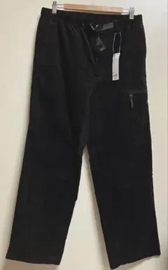 GU コーデュロイ ユーティリティ パンツメンズ L 黒