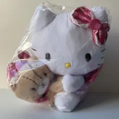 ハローキティ キティ　タイニーチャム ぬいぐるみ　マスコット　平成　レトロ