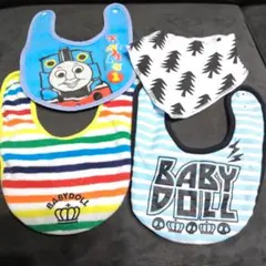 ベビー用スタイ4枚セット