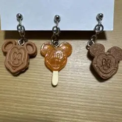ディズニー ミッキーマウス イヤリング3個セットのサムネイル