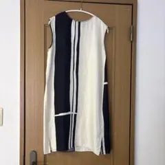 Theory シルクチュニック ノースリーブ バイカラーのサムネイル