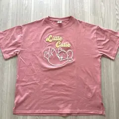 トムとジェリー　半袖Tシャツ　Lサイズ　くすみピンクのサムネイル