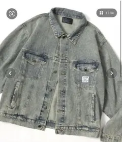 Mark Gonzales オーバーサイズ デニムジャケット M