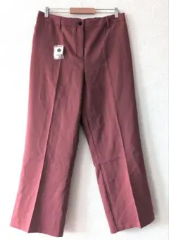 新品 ワイドパンツ ピンク系 4L大きいサイズSMILE LAND