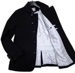 nano universe （ナノユニバース） ウールピーコート ブラック